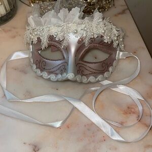 Pink Christmas Mask